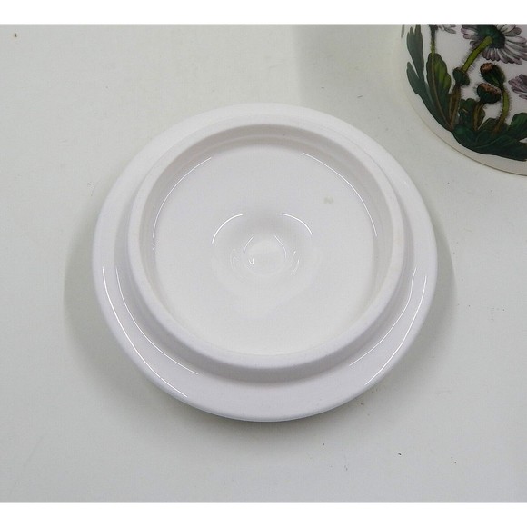 Portmeirion Botanic Garden Ceramic Covered Sugar Bowl Drum Shape Daisy - Picture 8 of 8